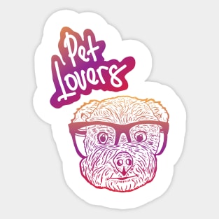 pet lovers Sticker